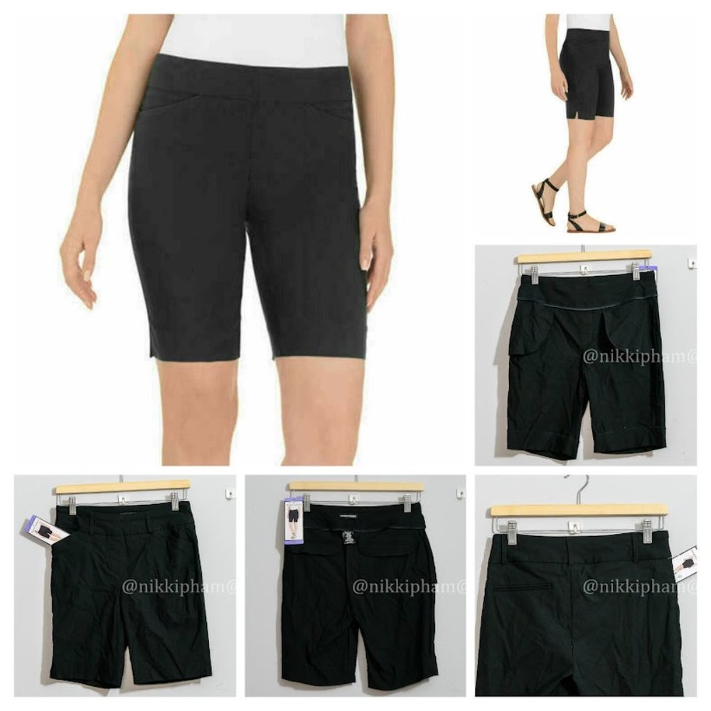 Hilary Radley Ladies' Stretch Pull-On Bermuda Short